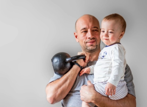 Fatherly Fitness Tips to Banish Dad Bod